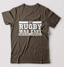 Load image into Gallery viewer, Rugby T-Shirt for Men-Olive Green-Ektarfa.online