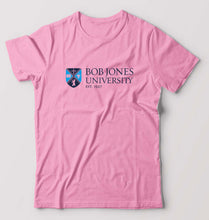 Load image into Gallery viewer, Bob Jones University T-Shirt for Men-Light Baby Pink-Ektarfa.online