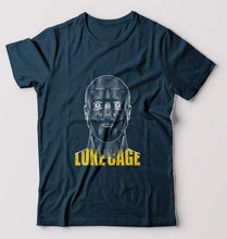 Load image into Gallery viewer, Luke Cage T-Shirt for Men-Petrol Blue-Ektarfa.online