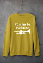 Load image into Gallery viewer, Trumpet Love Unisex Sweatshirt for Men/Women-Mustard yellow-Ektarfa.online