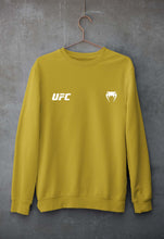 Load image into Gallery viewer, UFC Venum Unisex Sweatshirt for Men/Women-Mustard Yellow-Ektarfa.online