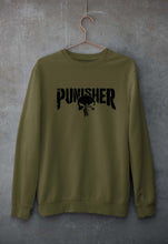 Load image into Gallery viewer, Punisher Unisex Sweatshirt for Men/Women-Olive Green-Ektarfa.online