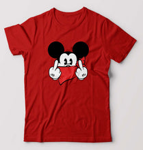 Load image into Gallery viewer, Mickey Mouse Fuck T-Shirt for Men-Red-Ektarfa.online