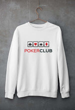 Load image into Gallery viewer, Poker Unisex Sweatshirt for Men/Women-White-Ektarfa.online
