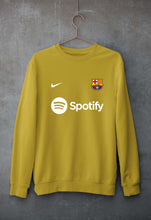 Load image into Gallery viewer, Barcelona 2022-23 Unisex Sweatshirt for Men/Women-Mustard Yellow-Ektarfa.online