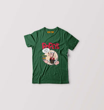 Load image into Gallery viewer, Popeye Kids T-Shirt for Boy/Girl-Dark Green-Ektarfa.online