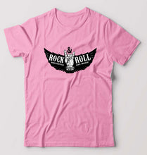 Load image into Gallery viewer, Rock and Roll T-Shirt for Men-Light Baby Pink-Ektarfa.online