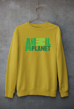Load image into Gallery viewer, Animal Planet Unisex Sweatshirt for Men/Women-Mustard Yellow-Ektarfa.online