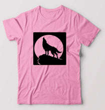 Load image into Gallery viewer, Wolf T-Shirt for Men-Light Baby Pink-Ektarfa.online