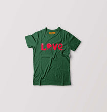 Load image into Gallery viewer, Love Table Tennis (TT) Kids T-Shirt for Boy/Girl-Dark Green-Ektarfa.online