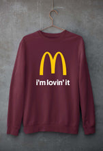 Load image into Gallery viewer, McDonald’s Unisex Sweatshirt for Men/Women-Maroon-Ektarfa.online
