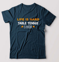 Load image into Gallery viewer, Table Tennis (TT) T-Shirt for Men-Petrol Blue-Ektarfa.online