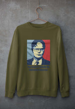 Load image into Gallery viewer, Dwight Schrute Unisex Sweatshirt for Men/Women-Olive Green-Ektarfa.online