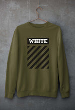 Load image into Gallery viewer, off white Unisex Sweatshirt for Men/Women-Olive Green-Ektarfa.online