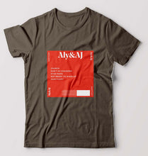 Load image into Gallery viewer, Aly & AJ T-Shirt for Men-Olive Green-Ektarfa.online
