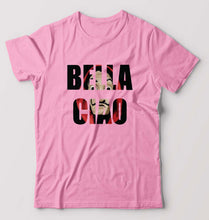 Load image into Gallery viewer, Money Heist Bella Ciao T-Shirt for Men-Light Baby Pink-Ektarfa.online