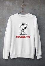 Load image into Gallery viewer, Peanuts Snoopy Unisex Sweatshirt for Men/Women-White-Ektarfa.online