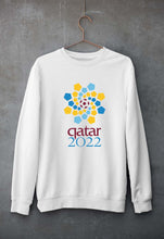Load image into Gallery viewer, FIFA World Cup Qatar 2022 Unisex Sweatshirt for Men/Women-White-Ektarfa.online