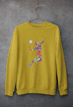 Load image into Gallery viewer, Badminton Unisex Sweatshirt for Men/Women-Mustard Yellow-Ektarfa.online