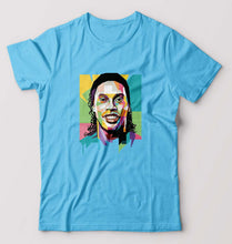 Load image into Gallery viewer, Ronaldinho T-Shirt for Men-Light Blue-Ektarfa.online
