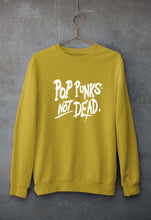 Load image into Gallery viewer, Pop Punks Not Dead Unisex Sweatshirt for Men/Women-Mustard Yellow-Ektarfa.online
