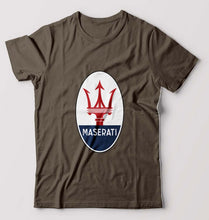 Load image into Gallery viewer, Maserati T-Shirt for Men-Olive Green-Ektarfa.online
