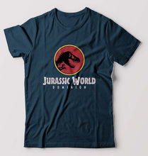 Load image into Gallery viewer, Jurassic World T-Shirt for Men-Petrol Blue-Ektarfa.online