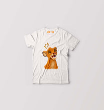 Load image into Gallery viewer, Lion King Simba Kids T-Shirt for Boy/Girl-White-Ektarfa.online
