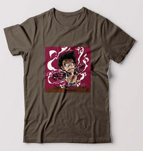 Load image into Gallery viewer, Monkey D. Luffy T-Shirt for Men-Olive Green-Ektarfa.online