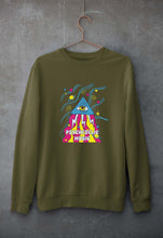 Load image into Gallery viewer, Psychedelic Music Unisex Sweatshirt for Men/Women-Olive Green-Ektarfa.online