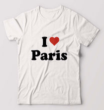Load image into Gallery viewer, I Love Paris T-Shirt for Men-White-Ektarfa.online