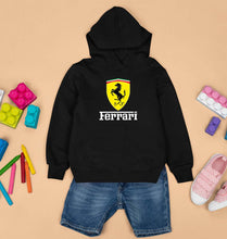 Load image into Gallery viewer, Ferrari Kids Hoodie for Boy/Girl-Black-Ektarfa.online