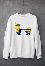 Load image into Gallery viewer, Minion Unisex Sweatshirt for Men/Women-White-Ektarfa.online