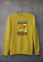 Load image into Gallery viewer, Keith Haring Unisex Sweatshirt for Men/Women-Mustard Yellow-Ektarfa.online