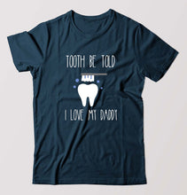 Load image into Gallery viewer, Love Daddy T-Shirt for Men-Petrol Blue-Ektarfa.online