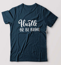 Load image into Gallery viewer, Hustle T-Shirt for Men-Petrol Blue-Ektarfa.online