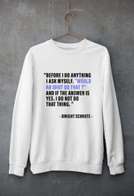 Load image into Gallery viewer, Dwight Schrute Unisex Sweatshirt for Men/Women-White-Ektarfa.online