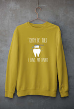 Load image into Gallery viewer, Love Daddy Unisex Sweatshirt for Men/Women-Mustard Yellow-Ektarfa.online