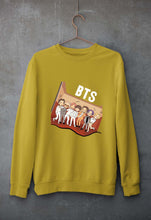 Load image into Gallery viewer, BTS Kpop Unisex Sweatshirt for Men/Women-Mustard Yellow-Ektarfa.online