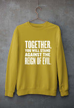 Load image into Gallery viewer, Reign-of-evil Unisex Sweatshirt for Men/Women-Mustard Yellow-Ektarfa.online