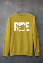 Load image into Gallery viewer, Ride Superbike Unisex Sweatshirt for Men/Women-Mustard Yellow-Ektarfa.online
