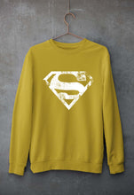 Load image into Gallery viewer, Superman Superhero Unisex Sweatshirt for Men/Women-Mustard Yellow-Ektarfa.online