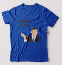 Load image into Gallery viewer, Michael Scott T-Shirt for Men-Royal Blue-Ektarfa.online