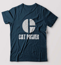 Load image into Gallery viewer, Cat Power T-Shirt for Men-Petrol Blue-Ektarfa.online