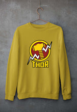 Load image into Gallery viewer, Thor Superhero Unisex Sweatshirt for Men/Women-Mustard Yellow-Ektarfa.online