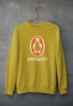 Load image into Gallery viewer, Penguin Unisex Sweatshirt for Men/Women-Mustard Yellow-Ektarfa.online