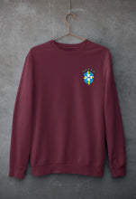 Load image into Gallery viewer, Brazil Football Unisex Sweatshirt for Men/Women-Maroon-Ektarfa.online