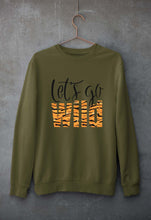 Load image into Gallery viewer, Lets Go Wild Unisex Sweatshirt for Men/Women-Olive Green-Ektarfa.online