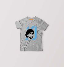 Load image into Gallery viewer, Diego Maradona Kids T-Shirt for Boy/Girl-Grey-Ektarfa.online