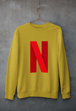 Load image into Gallery viewer, Netflix Unisex Sweatshirt for Men/Women-Mustard Yellow-Ektarfa.online